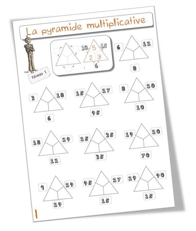 Jeu La Pyramide Des Multiplications Bout De Gomme 0692